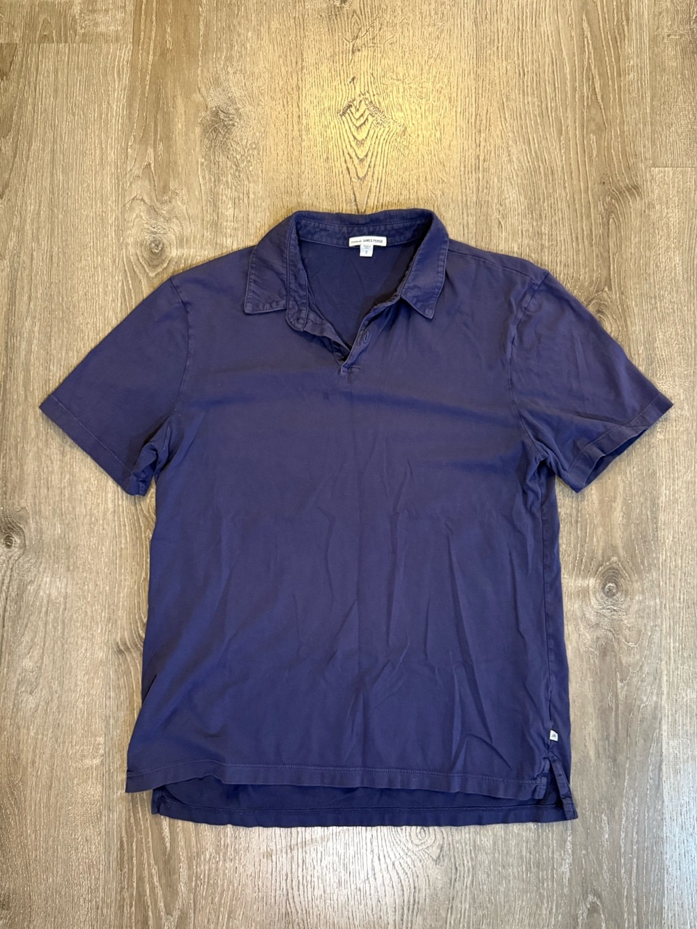 James Perse men’s SUEDED JERSEY POLO